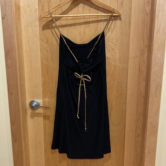 MYSTIC Black Low-Back Dress - Picture 5 of 9